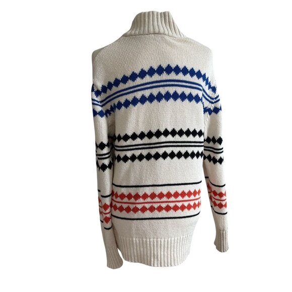 KULE Womens Zip-Up Wool Blend Cardigan Sweater in Cream Size Large - Picture 3 of 8